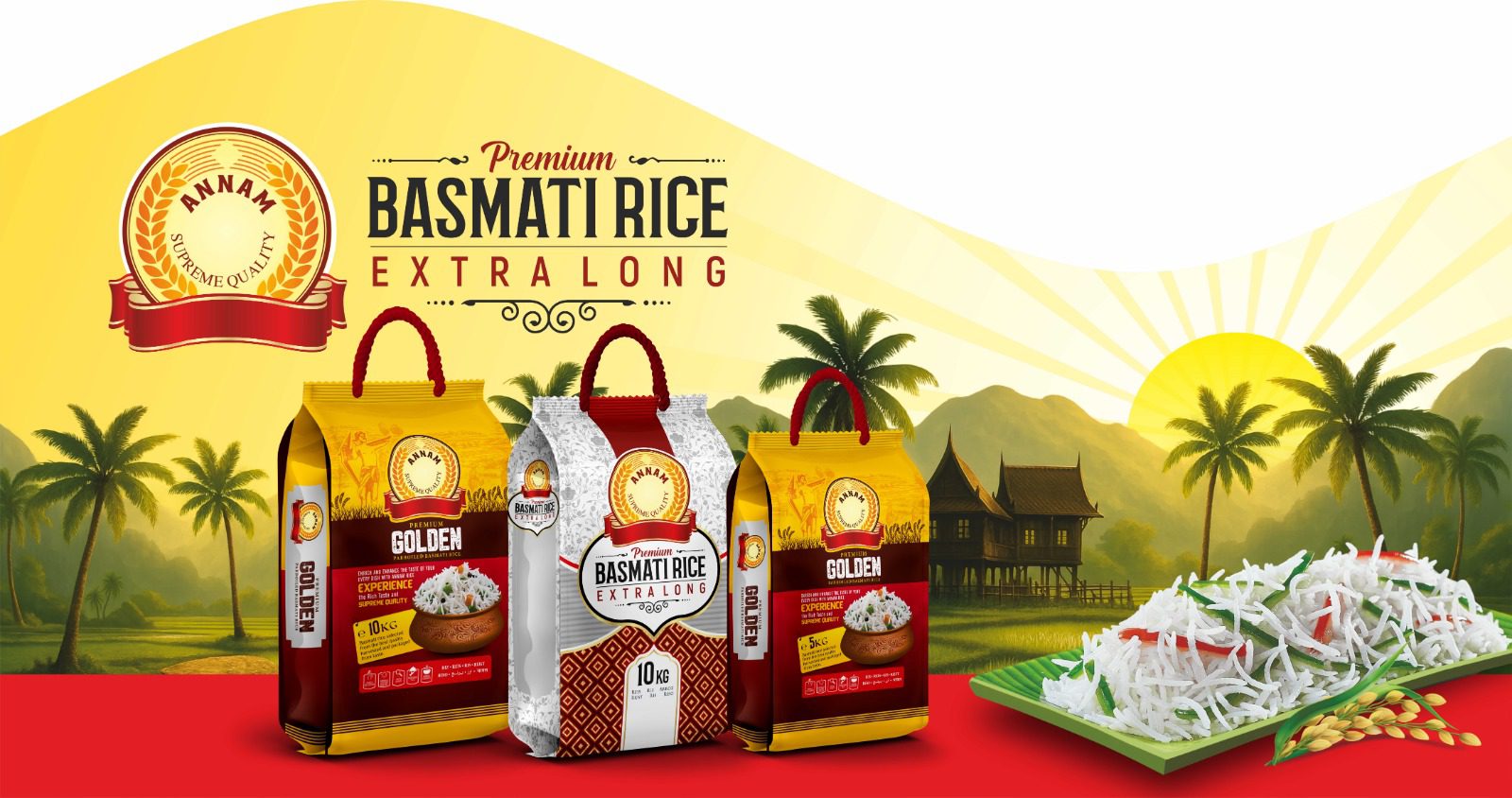 Rice products banner